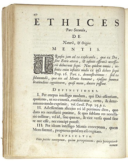 Ethics, Demonstrated in Geometrical Order